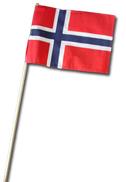 Parade Flag Norway 8x11"