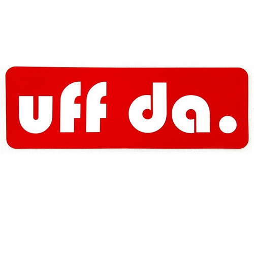 Uff Da Bumper Sticker