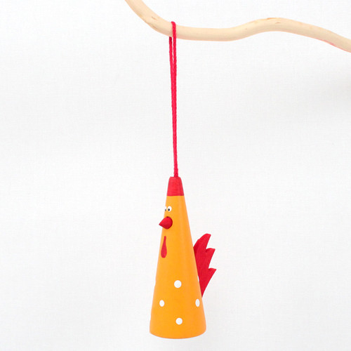 Gillis the Yellow Rooster Ornament