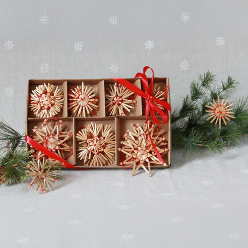 Straw Star Ornaments