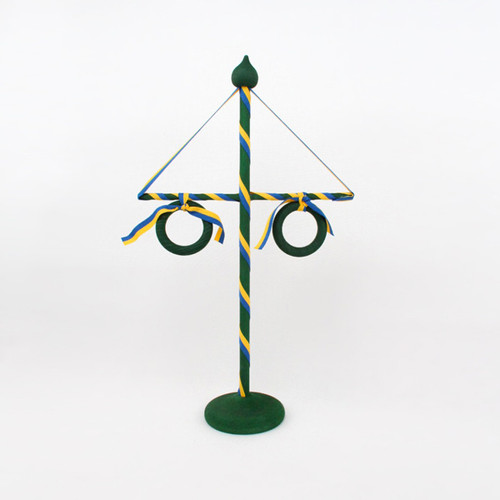 Wooden Mini Midsummer Pole 9"