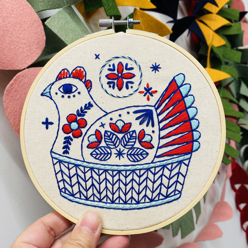 Third Day of Christmas Embroidery Kit
