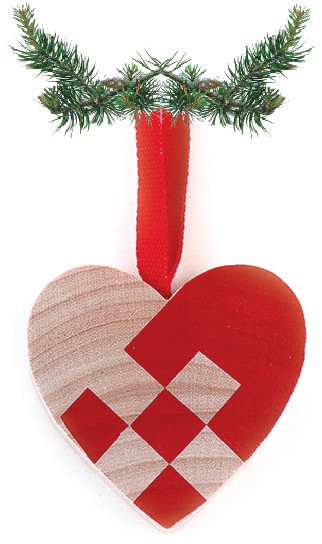 Woven Heart Ornament