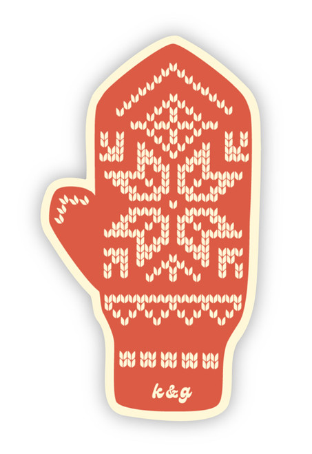 Norwegian Mitten Sticker