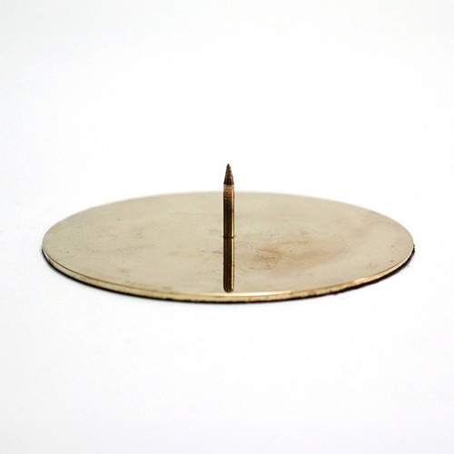 Gold Candle Plate