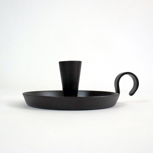 Iron Candleholder with Handle