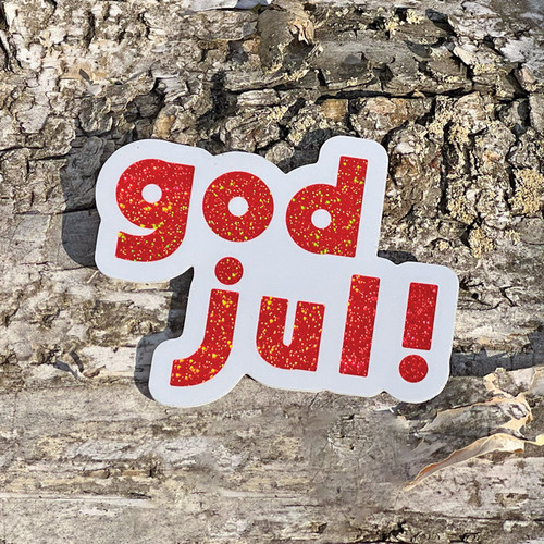 God Jul Sticker