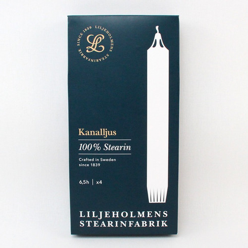 Kanalljus Taper Candles - Box of 4