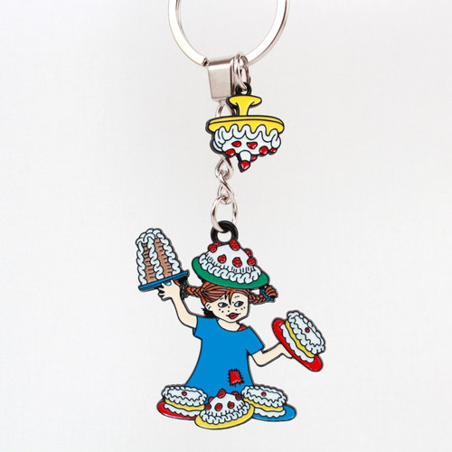 Pippi Cake Keyring