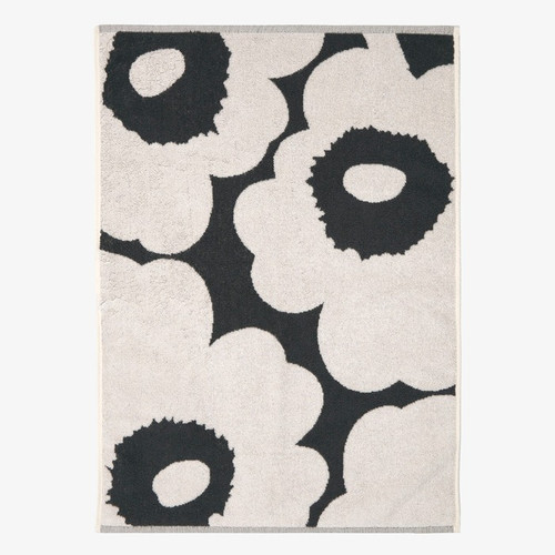 Marimekko Charcoal Unikko Hand Towel
