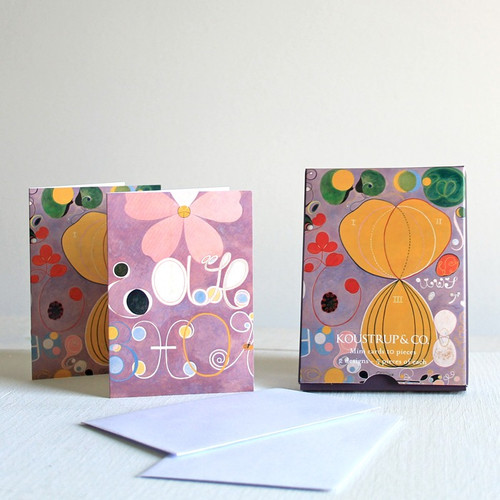 Hilma af Klint Mini Cards - Pink