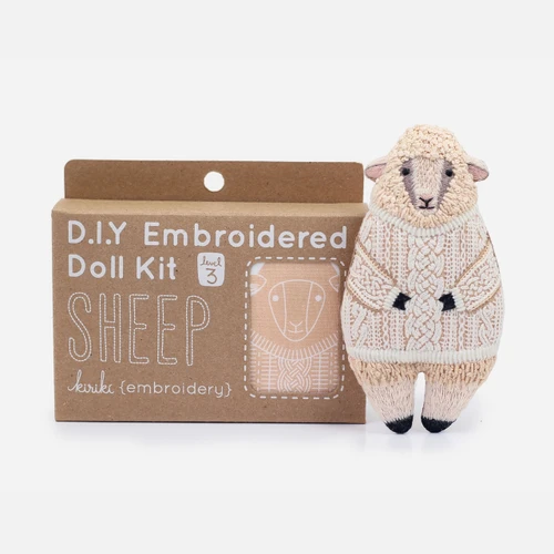 Doll Sheep Embroidery Kit