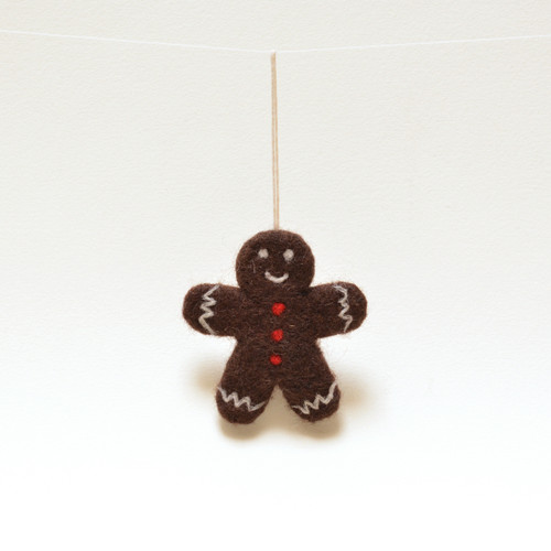 Gingerbread Felt Ornament