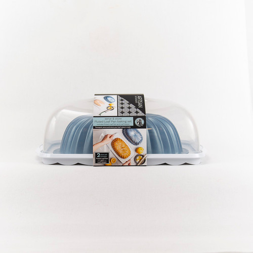 Northern Lights Fluted Loaf Pan & Keeper