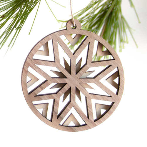Nordic Star Lasercut Ornament