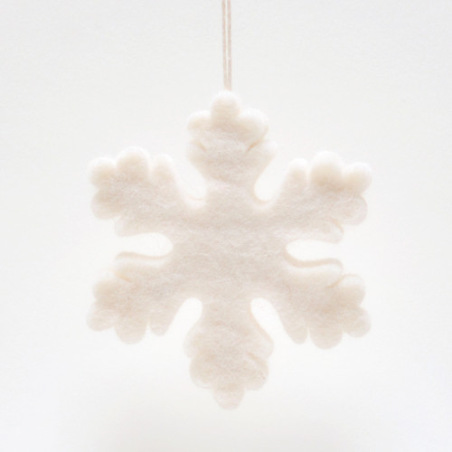 Snowflake Felt Ornament