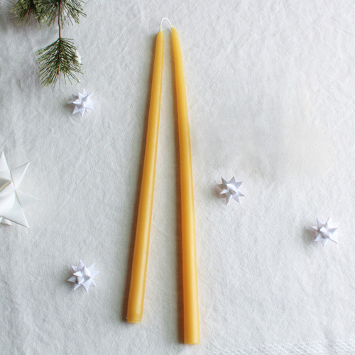 Beeswax Slim Taper Candles