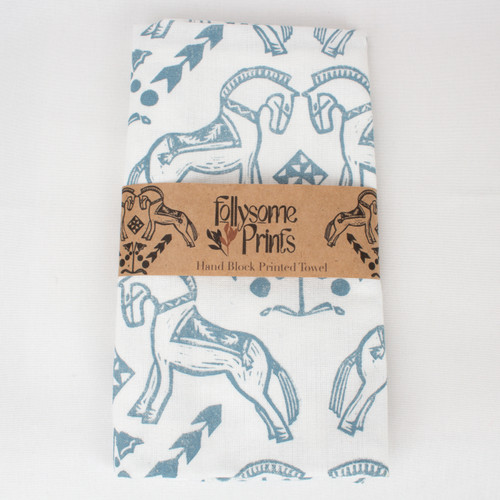 Blue Fjord Horse Towel