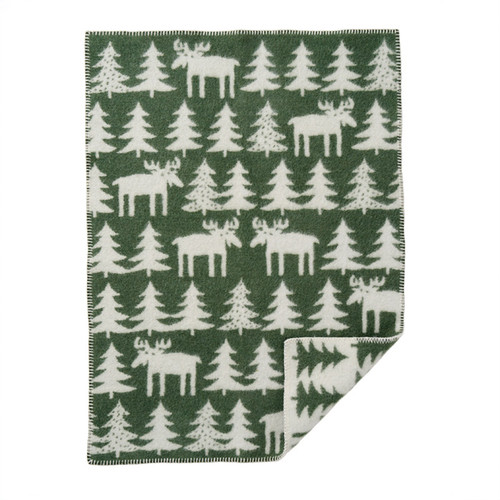 Moose Walk Wool Blanket