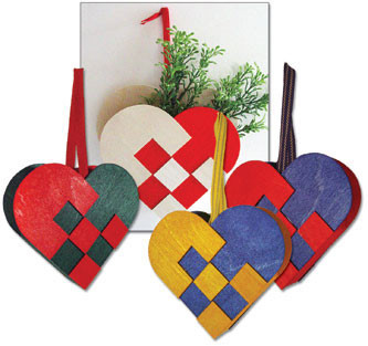 Woven Heart Baskets