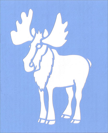 Moose Stencil
