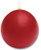 Bright Red Danish Ball Candles