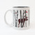 Moose and Fox in Birches Mug