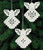 Hardanger Angels Ornament Kit