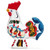 White Dala Rooster 