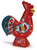 Red Dala Roosters