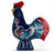 Blue Dala Roosters