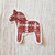 Dala Horse Stickers 4 Pack 