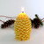 Large Pinecone Beeswax Candle