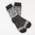 Charcoal Selbu Style Wool Socks