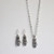 Nordic Mitten Necklace and Earrings
