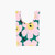 Marimekko Unikko Mini Smartbag - Green & Pink