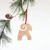 Alder Wood Julbock Ornament