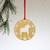 Dala Horse Brass Ornament