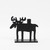 Small Moose Candleholder