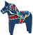 Blue Dala Horse