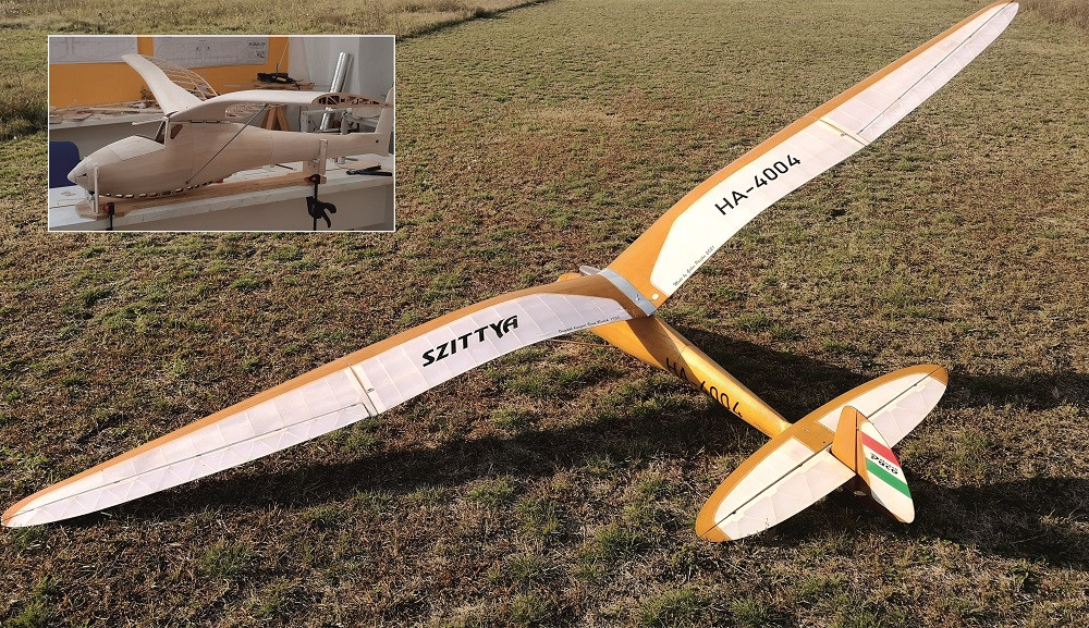 Check out how this beautiful classic wooden glider model was made.
We brought this fantastic plane to life based on the original blueprints from the golden age of glider aviation.
Take a journey back in time with us!
Discover the enchanting experience of the past with this curved-winged old-timer crafted by hand made! 
Have you seen how beautiful it looks when the sun shines through it, revealing the wooden framework of the airplane's wing?
Soar high with the 'Szittya' plane and experience the feeling of freedom!
Now, you have the opportunity to become a part of this unique masterpicec.
