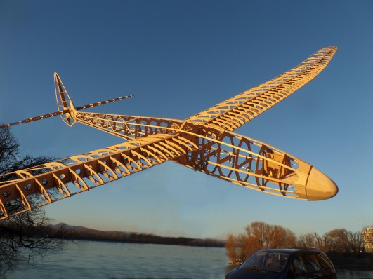 Star13  Electric Glider  with airbrake Structurally complete