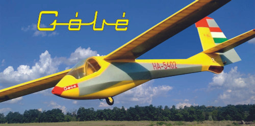 The R-26s "Góbé" is the most popular glider trainer in Hungary. For 5 decades, everybody had their first flights in one of these. Generations of pilots learned to fly on these.
This glider was designed by Rubik Ernő Senior, who was the father of the inventor of the famous "Rubik's cube". He is the most successful airplane designer in Hungary. He designed 28 different gliders and 5 powered aircraft. He had his own factory, where he manufactured these.
This 1:7 scale model was designed by Pásztor Gábor in 2020. The model has a lot of scale detail, and it flies just as great as the original.
It has a very nice glide slope and behaves very predictable, like a real trainer!
