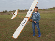 Tücsök  "Grig"  1:4 scale RTF Glider with pilot