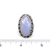 Lace Agate Enchanted Cove Ring - Size 9 on ruler for size reference.