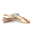 Seafoam Sea Glass Stack Ring - Size 8
