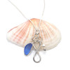 Eternal Love Sea Glass Charm Necklace 