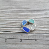 New Beginnings Sea Glass Necklace on ruler for size reference