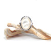 Mother of Pearl Double Bezel Ring - Size 9