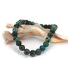 African Turquoise Beaded Stretch Bracelet